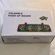 Foldable Pushup Push Up Board Training Chest Triceps Shoulder Back Fitness
