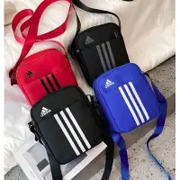 在飛比找Yahoo!奇摩拍賣優惠-100％原廠ADIDAS 腰包 側背包 斜背包 單肩包 大容