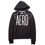 【現貨AEROPOSTALE】AERO 經典款 連帽口袋上衣(黑色)