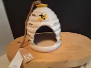 Bird feeder Bee Hive design ceramic