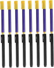 Parliky Money Checker Pen Set 16pcs Fake and Coin Detector Water-based Ink Compact for Retail and Hospitality Use