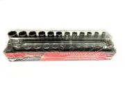 Snap on Tools NEW 224SFFSMFDT 3/8" Metric 24pc Shallow/Deep Socket Foam Set USA