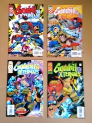 Gambit & the X-Ternals 1 2 3 4 Complete 1995 Set Age of Apocalypse Lot of 4
