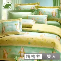 在飛比找momo購物網優惠-【幸福晨光】精梳棉六件式兩用被床罩組 / 帕比兔 台灣製(雙