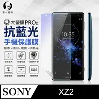 在飛比找PChome24h購物優惠-【O-ONE】Sony XZ2 .全膠抗藍光螢幕保護貼 SG