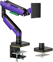 Humanex T18-1X RGB Lighting Gaming Monitor Arm Purple