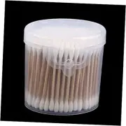 Wooden Stick Cotton Swabs Qtips XMHF Double Tipped With Cotton Heads-