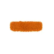 NNEAGS 50x12 Orange Microfiber Flat Mop Floor Cleaning Pads Rotating Dust Remove