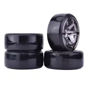 4Pcs AUSTAR Wheel Rim Wheel Tyre for 1/10 Traxxas HSP HPI Kyosho Drifting RC Car