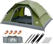 Night Cat Camping Tents 1 2 3 4 Persons with Unique Rainfly Backpacking Tent Easy Clip Setup Double Layers 2 Doors Waterproof Lightweight