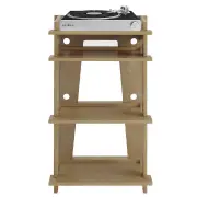 Victrola Stream Carbon Turntable + Crosley Soho Turntable Stand - Natural