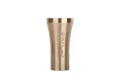 Trumpet mouthpiece booster RADIUS. KGUBrass. Megatone sleeve. Raw Brass