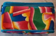 Vintage NEW w/TAGS LESLIE FAY multicolored Vanity Case.
