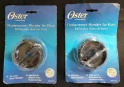 Oster 4902-003 Replacement Blender Jar Base Black 2 Pack