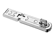 ABUS Mechanical 100/80 DG Hinged Hasp & Staple Carded 80mm ABU10080HSC