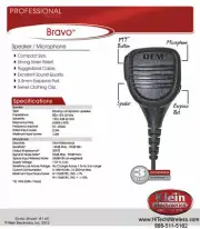Bravo OEM Speaker Microphone For Motorola Kenwood Icom Maxon Vertex Radio Sonim