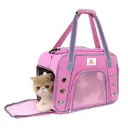 Pet Carrier for Large and Medium Cats under 18lb, Airline Approved Soft-Sided...