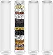 JISIZKY Replacement Shower Filter Cartridge Compatible With PWERAN Filtered Showerhead for Hard Water,Replacement shower Filter for Shower Head(4-Pack)