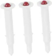PAMINGONO 3Pcs Bimetallic Food Thermometer Instant Read Temperature Gauge for Accurate Baking and Grilling Lightweight Design Easy to Read Numbers
