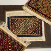 Hand Knotted Miniature Mini CARPET RUG Traditional Azerbaijani WOOL Carpet Rug