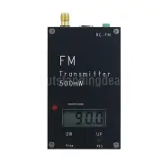 RC-FM 2000M FM Transmitter Digital Display 0.5W 500mW Stereo 76-108M ot25
