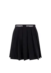 在飛比找ZALORA購物網優惠-Virgin wool skirt - VETEMENTS 