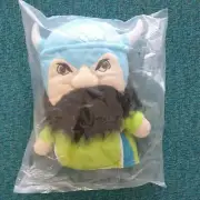 Viking Green & Blue 30cm x 17cm Bearded Hand Puppet Kids Plush