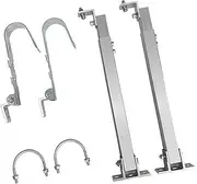 Solar Panel Tilt Mount Brackets Solar Module Holders Adjustable 2 Hooks Fixture Accessories Professional High Performance