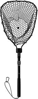 harayaa Fishing Net Catching Tool Adults Accessories Gift Fishing Landing Net Silicone Mesh for Boating Freshwater Kayak Saltwater