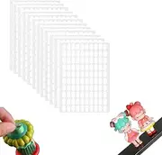 1200Pcs Clear Sticky Tack for Walls, Double Sided Adhesive Dots Clear Sticky Tack Putty Removable,High Strength Glue Point Stickers Dot for Gift Wrapping DIY Scrapbooking Photo Cards Crafting