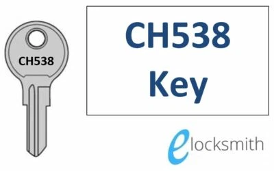 CH538 Key Fits Tool Box, Paddle, Whale Tail Lock, Caravan storage + others