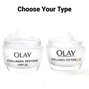 Olay Collagen Peptide 24 Day Cream & Day Face Cream With SPF30 Choose Your Type