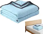 Gupcaqosjw Cooling Blanket | Breathable Thin Cooling Blanket for Hot Flashes - Reversible Summer Cooler Quilt, Light Weight Cooling Comforter Machine Washable for Sleep, Nap, Travel