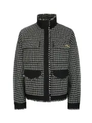 Metallic Wool Tweed Jacket S