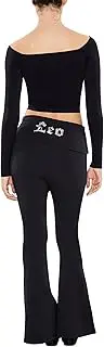 [Forever 21] Women's Sequin Leo Flare Leggings