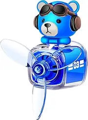 Bear Pilot Car Air Freshener ? Airplane Bear Scent Diffuser, Clip On Fragrance Dispenser | Long-Lasting Perfume For Vehicle Dashboard, Vent Decoration, Novelty Aromatherapy Ornament Use