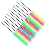 Happyyami 12pcs Sugar Stir Needle Set for Cake Decorating Cookie Baking Scribe Tool Biscuit Stir Needle Lightweight and Portable