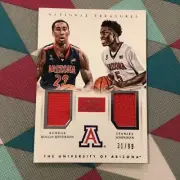 Rondae Hollis-Jefferson Stanley Johnson RC Jersey 2015 Panini National Treasures