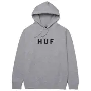 Huf - Essentials OG Logo Hoodie Grey Heather