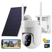 4G LTE Cellular Security Smart Camera No WiFi 360°View 2K HD Cameras Outdoor ...