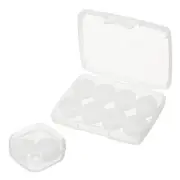 Silicone Earplugs, 27 Db Noise Cancelling Sleeping Ear Plugs (10 Pack, White)