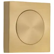 Blank Rose Square Brushed Brass