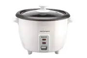 Maxim Kitchen Pro 1.8L 10 Cup Electric Rice Cooker Cooking Non-Stick Pan White