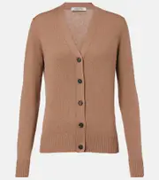 ['S Max Mara] 'S Max Mara Apollo wool cardigan UK 10 brown