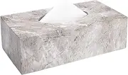 Marbling Tissue Holder Creative Tissue Box Household Pumping Box Simple Smooth and Bright Tissue Cover Desktop