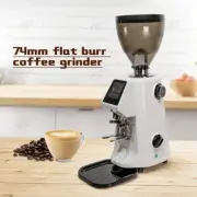 74mm Flat Burr Coffee Grinder Quantitative Grinding 1.2kg Coffee Bean 110V 220V