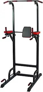 FitnessLab Power Tower Chin-Pull Up Dip Station Bench Press Multistation Weight Bench Fitness Gym
