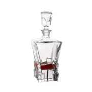 Iceburg Glass Decanter Whiskey Bottle 800ml Height 300mm