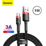 BASEUS USB 電纜 C 型電纜 QUICK QC 3.0 快速充電 3A 1M