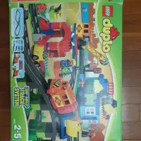 在飛比找蝦皮購物優惠-二手 Lego duplo 10508豪華軌道電動火車組